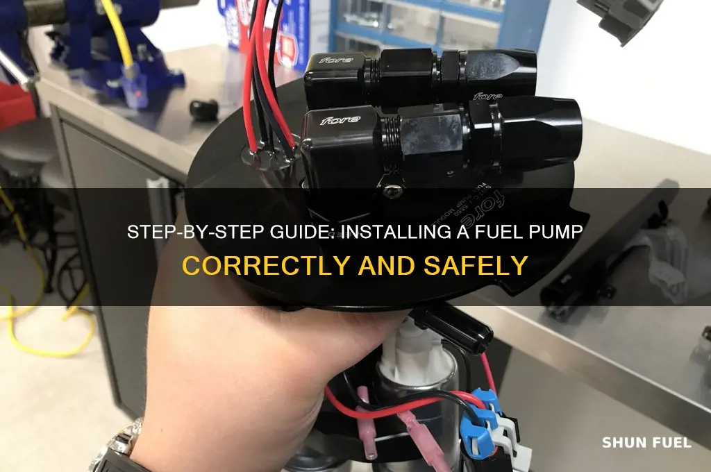 how do put fuel pump in