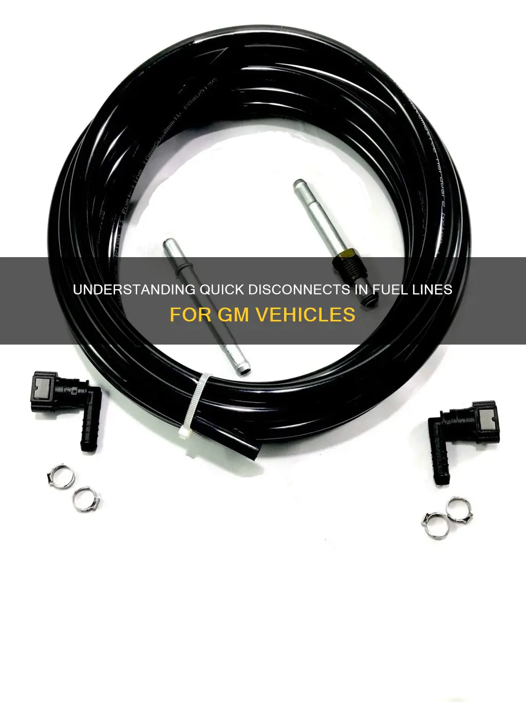 how do quick disconnects work fuel line gm