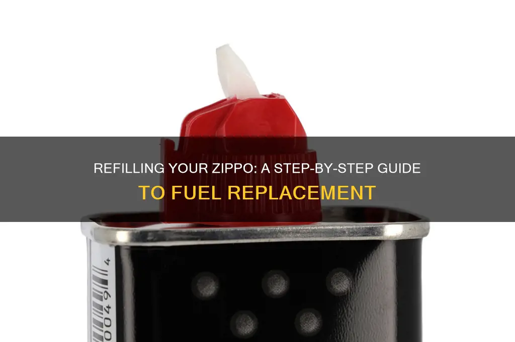 how do replace fuel in zippo