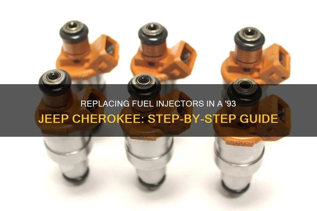 how do replace fuel injectors on 1993 jeep cherokee