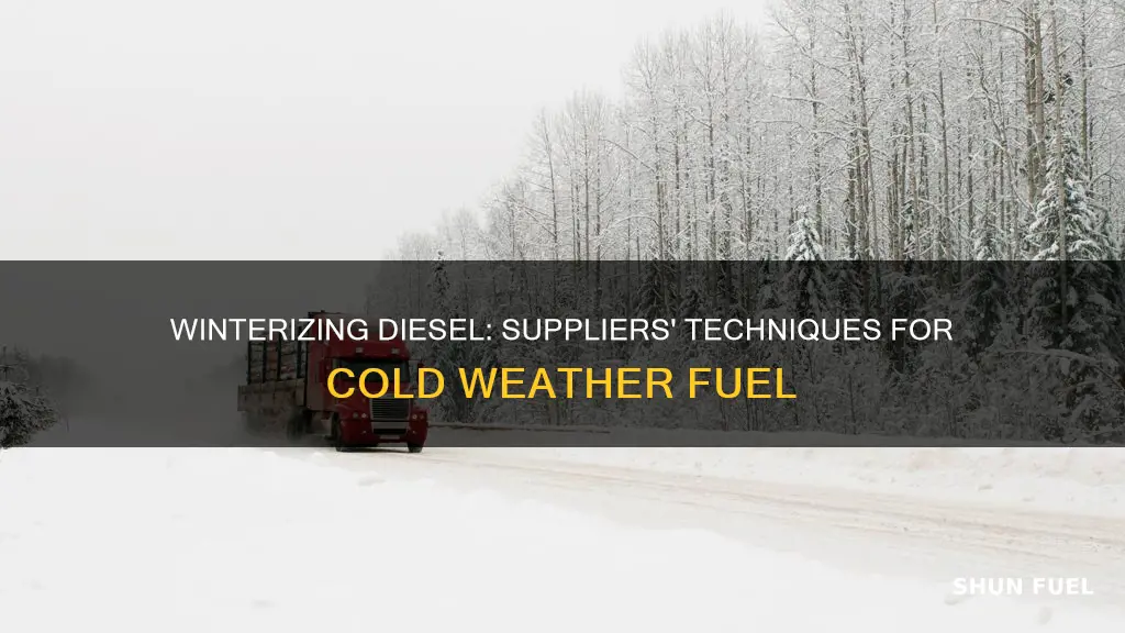 how do suppliers winterize diesel fuel
