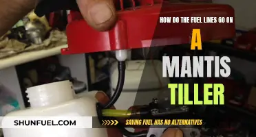 Fuel Line Installation Guide for Mantis Tillers