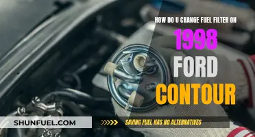 Changing Fuel Filters: 1998 Ford Contour Maintenance Guide