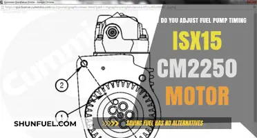Adjusting Fuel Pump Timing in ISX15 CM2250 Engines: Step-by-Step Guide