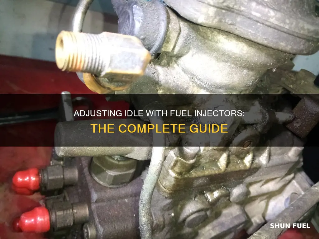 how do you adjust idle with fuel injectors