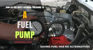 Applying External Pressure to a Fuel Pump: A Step-by-Step Guide