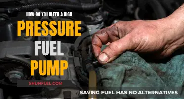 Bleed a High-Pressure Fuel Pump: Step-by-Step Guide