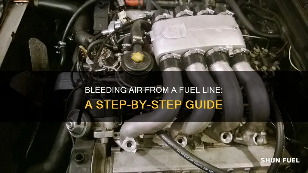 how do you bleed air from a fuel line