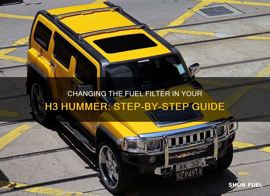 how do you change a 06 h3 hummer fuel filter