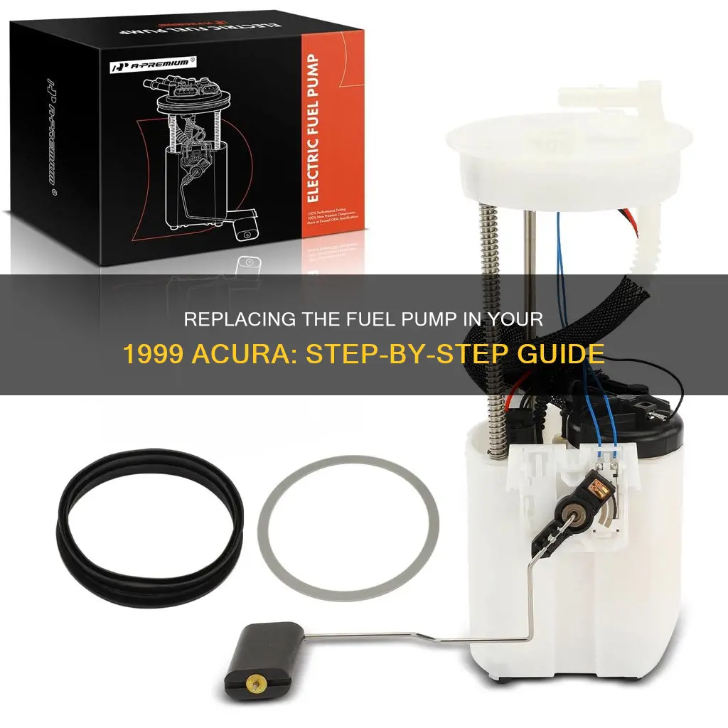 how do you change a 1999 acura fuel pump