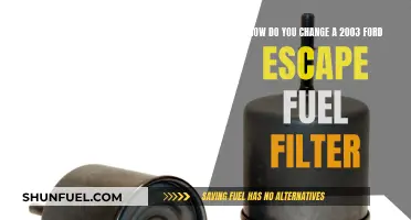 Changing Fuel Filters: 2003 Ford Escape Guide