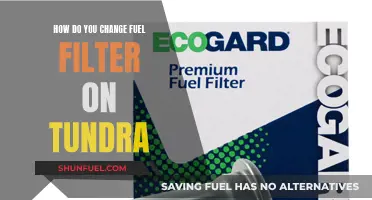 Changing Fuel Filters: Toyota Tundra Guide