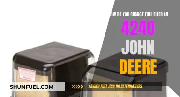 Changing Fuel Filter: John Deere 4240 Tractor Guide