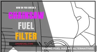 Inspecting Your Chainsaw: Fuel Filter Check