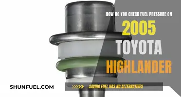 Checking Fuel Pressure: 2005 Toyota Highlander Guide