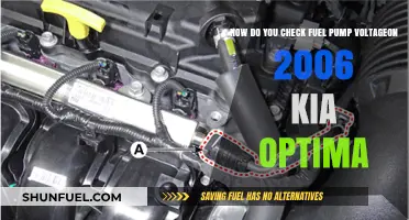 Checking Fuel Pump Voltage on a 2006 Kia Optima: A Step-by-Step Guide
