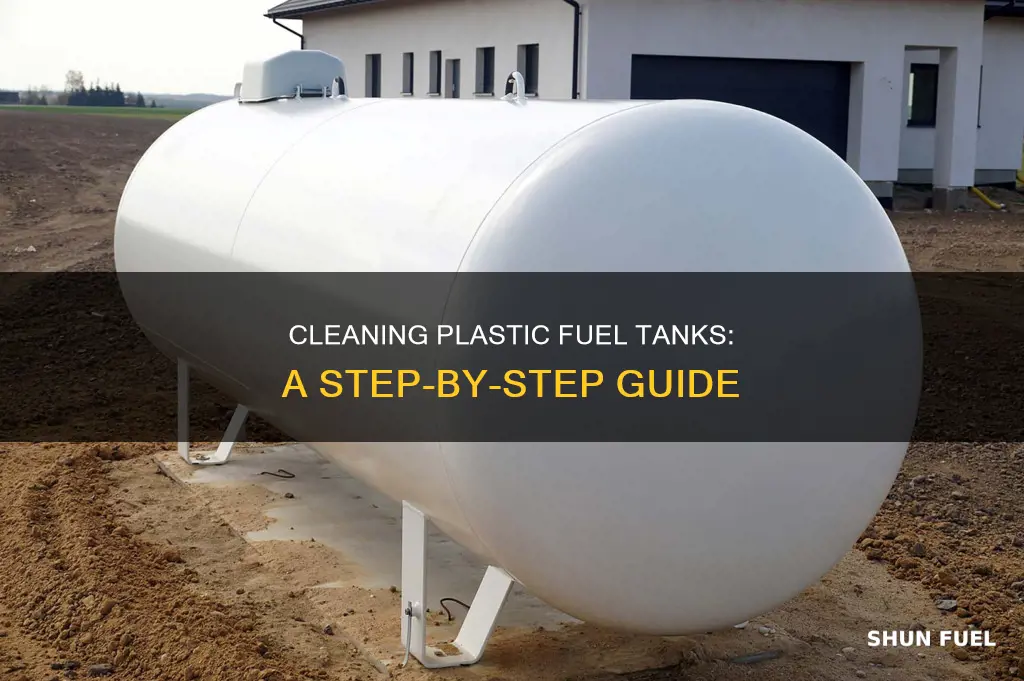 how do you clean a plastic fuel tank