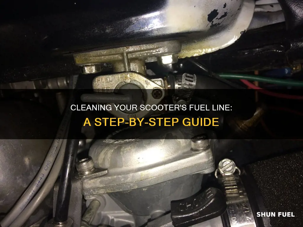 how do you clean you scooters fuel line