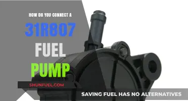 Connecting a 31R807 Fuel Pump: A Step-by-Step Guide