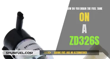 Draining the Fuel Tank on a ZD326S: Step-by-Step Guide