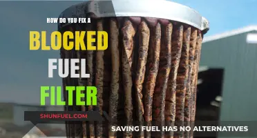 Unblocking Fuel Filter: DIY Guide to Fixing Blocked Fuel Filter