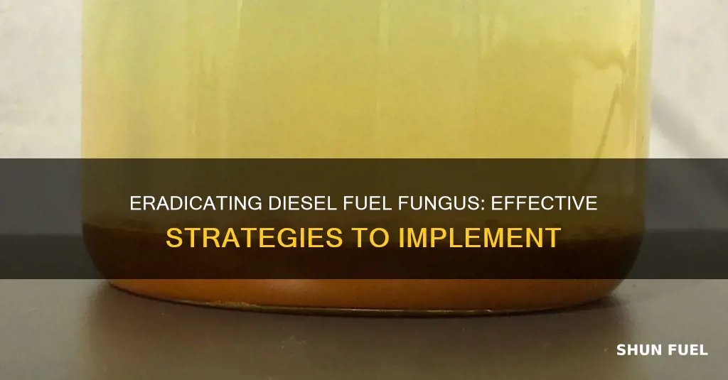 how do you get rid of diesel fuel fungus