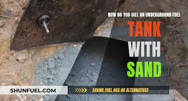 Filling Underground Fuel Tanks: Sand Solution