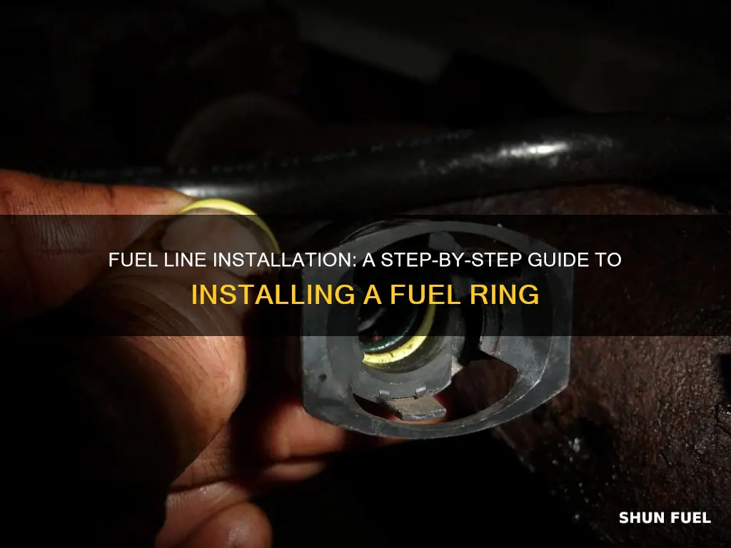 how do you install a fuel ring on fuel line