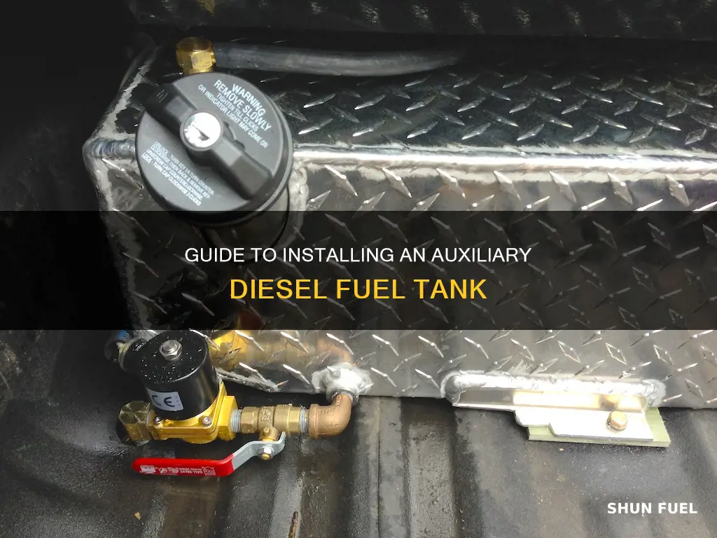 how do you install an auxiliary diesel fuel tank