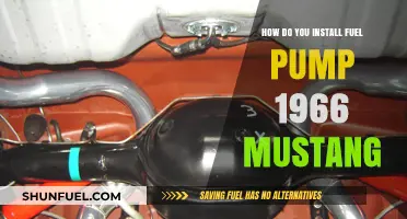 Installing a Fuel Pump in Your 1966 Mustang: Step-by-Step Guide