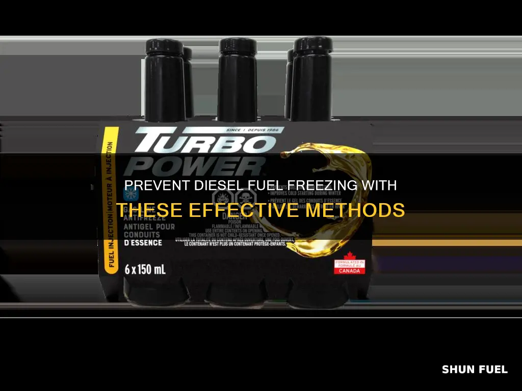 how do you keep diesel fuel from freezing
