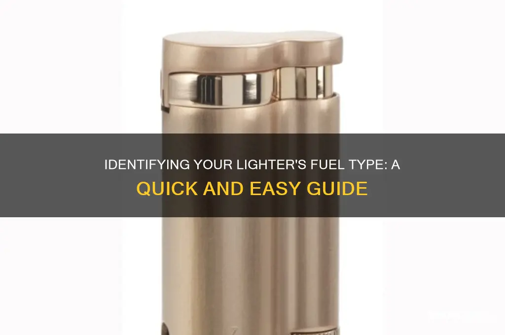 how do you know what fuel your lighter uses