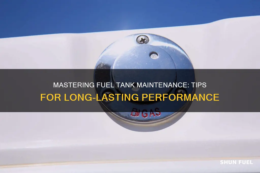 how do you maintain a fuel tank and fuel line