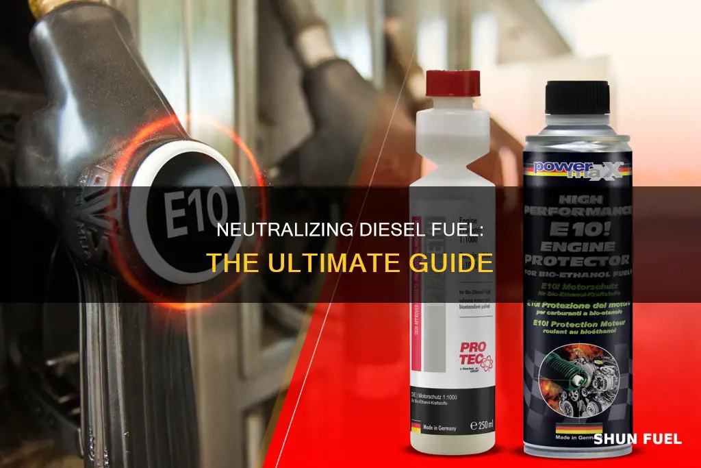 how do you neutralize diesel fuel