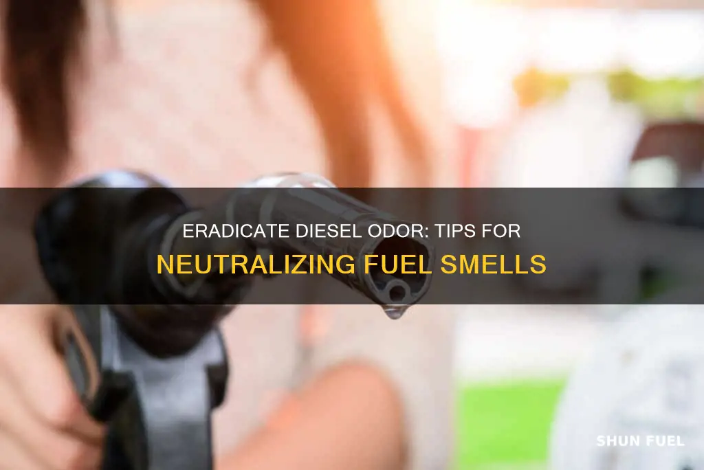 how do you neutralize the smell of diesel fuel