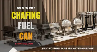 Safely Opening Chafing Fuel Cans: A Step-by-Step Guide for Beginners