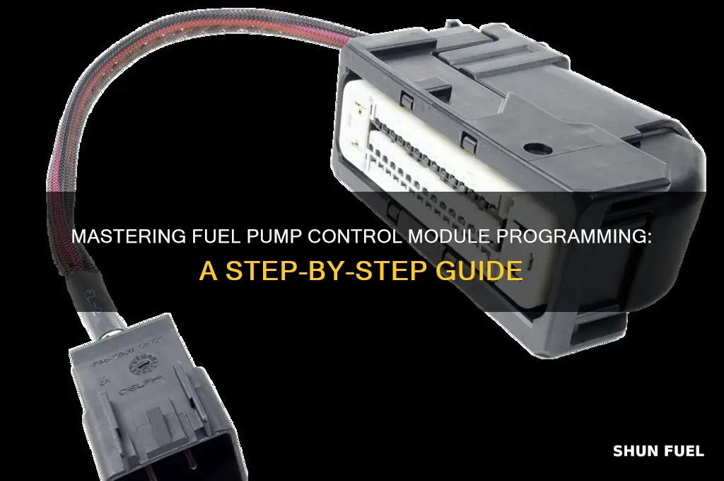 how do you program a fuel pump control module