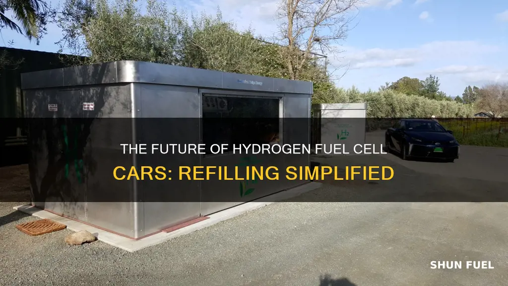 how do you refill a hydrogen fuel cell car