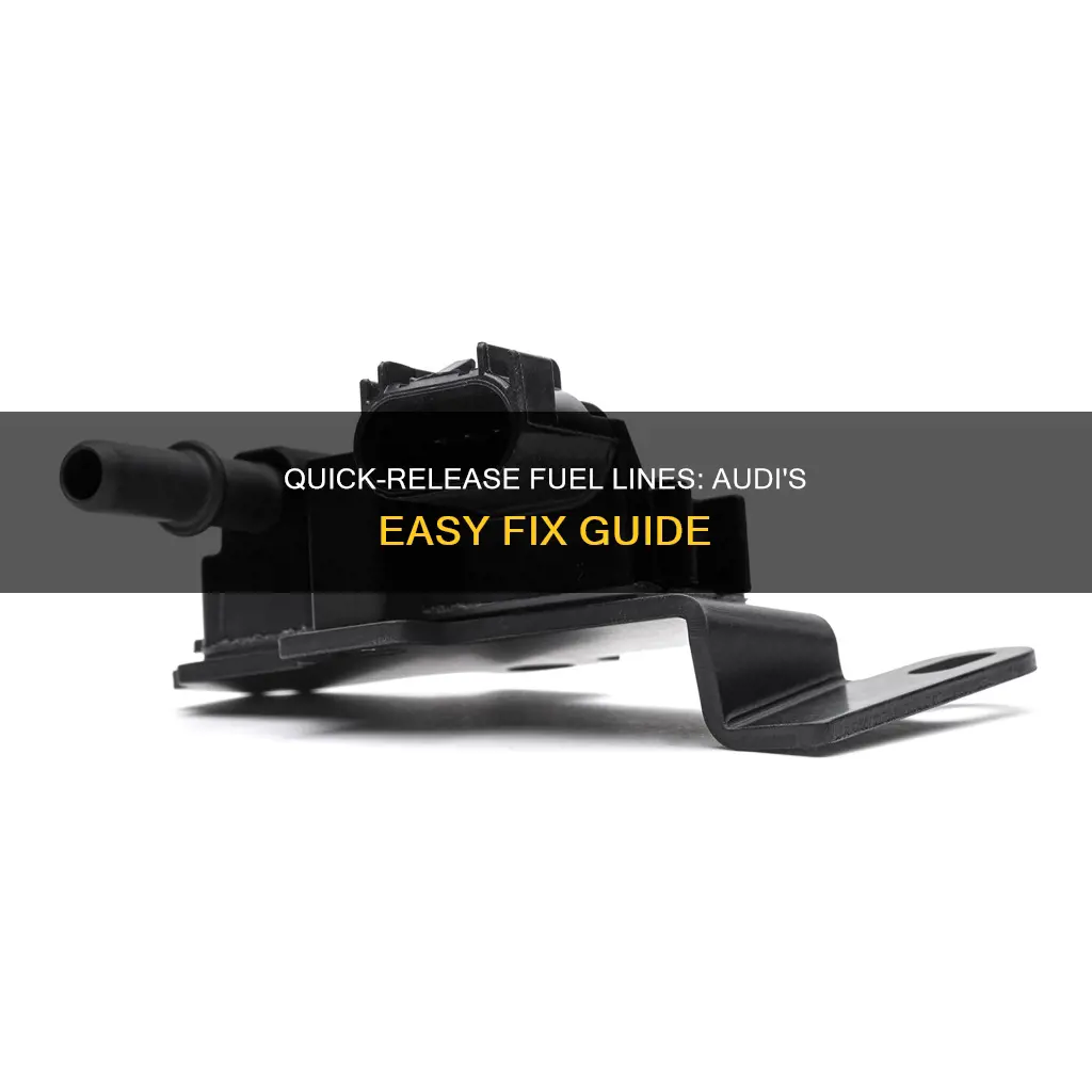 how do you release audi quick release fuel lines
