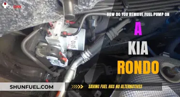 Step-by-Step Guide: Removing the Fuel Pump on a Kia Rondo