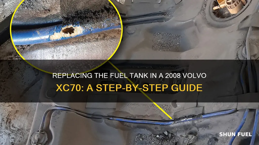 how do you replace 2008 xc70 fuel tank