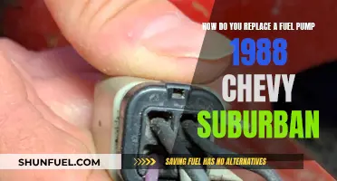 Replacing Fuel Pump in '88 Chevy Suburban: Step-by-Step Guide