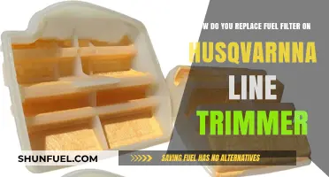 HUSQVARNA Line Trimmer: A Step-by-Step Guide to Replacing the Fuel Filter