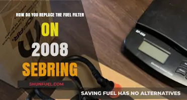 Step-by-Step Guide: Replacing the Fuel Filter on Your 2008 Sebring