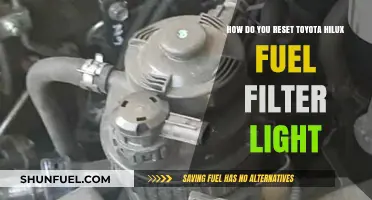 Resetting Toyota Hilux Fuel Filter Light: Step-by-Step Guide