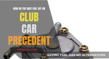 Shutting Off Fuel in Club Car Precedent: A Guide