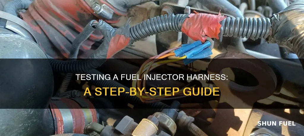 how do you test a fuel injector harness