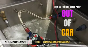 Testing a Fuel Pump: Out-of-Car Methods