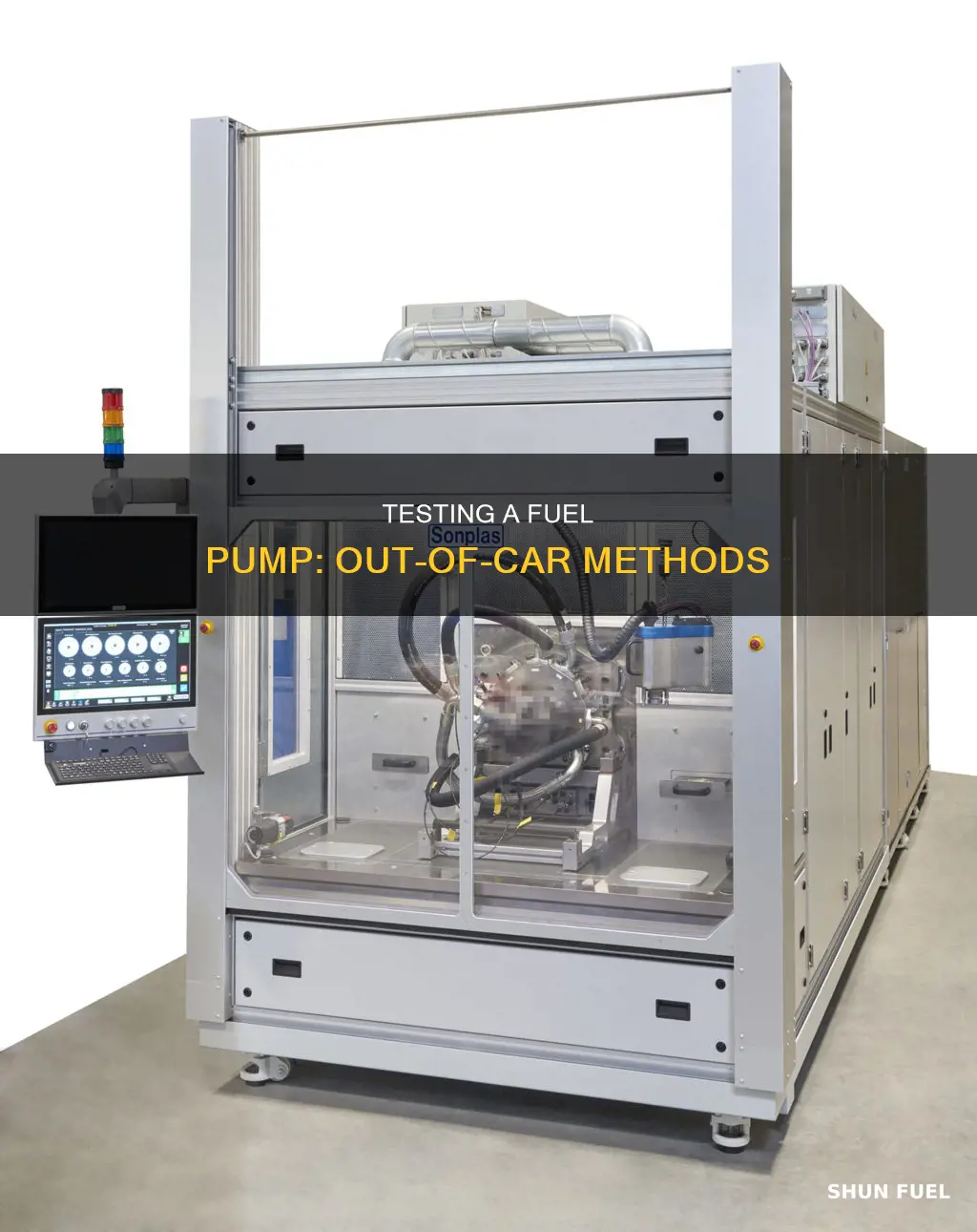 how do you test a fuel pump out of car