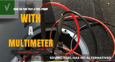Testing a Fuel Pump with a Multimeter: A Step-by-Step Guide